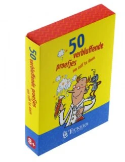 50 Kaarten Met Goocheltrucks, Vragen-voor-onderweg, Experimenten In Thema 50 Verbluffende Proefjes 9 50 Kaarten Met Goocheltrucks, Vragen-voor-onderweg, Experimenten In Thema 50 Verbluffende Proefjes -Trendy Speelgoedwinkel 50 verbluffende proefjes