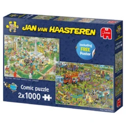 Jumbo 19099 Puzzel JanvanHaasteren FoodTruck Festival+BBQ Party 2×1000 -Trendy Speelgoedwinkel 79013980 2845856425