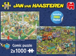 Jumbo 19099 Puzzel JanvanHaasteren FoodTruck Festival+BBQ Party 2×1000 -Trendy Speelgoedwinkel 79013980 9711213889