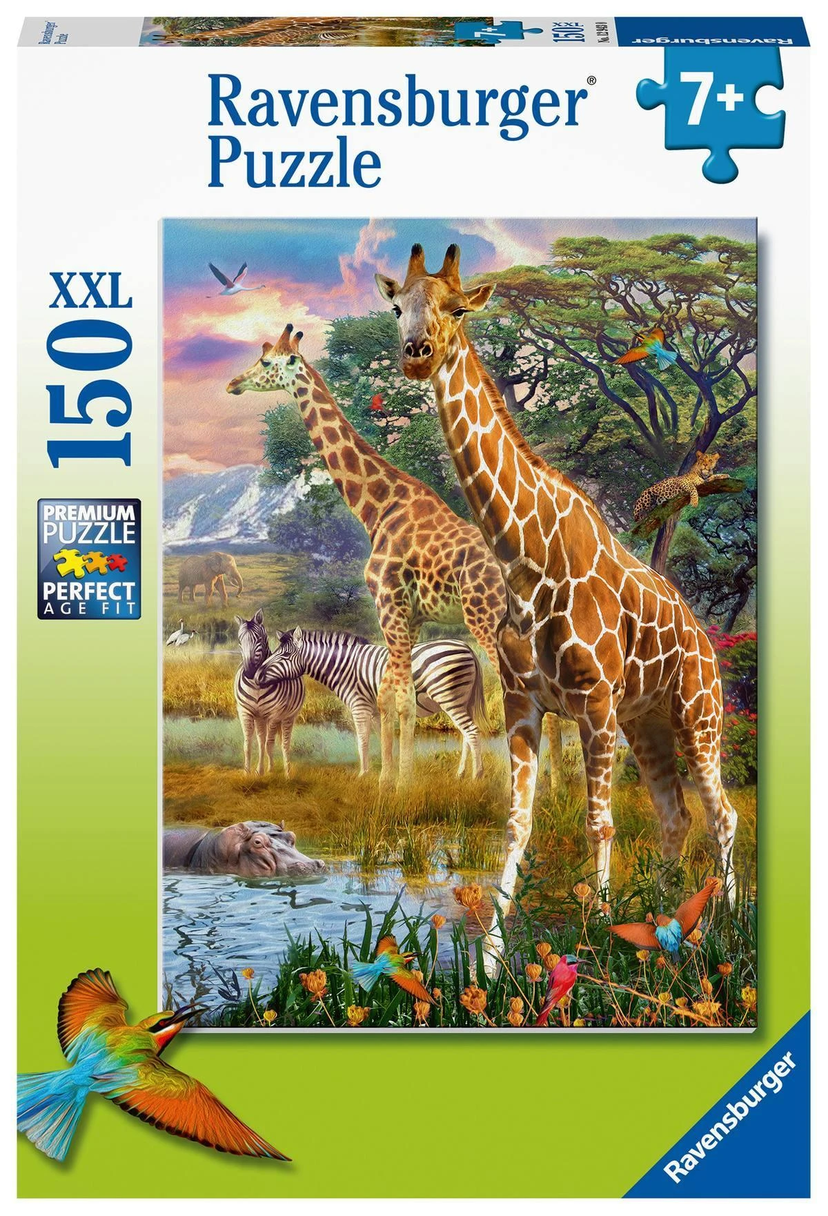 Kleurrijke Savanne Ravensburger Puzzel 129430 150 Stukjes XXL 1 Kleurrijke Savanne Ravensburger Puzzel 129430 150 Stukjes XXL