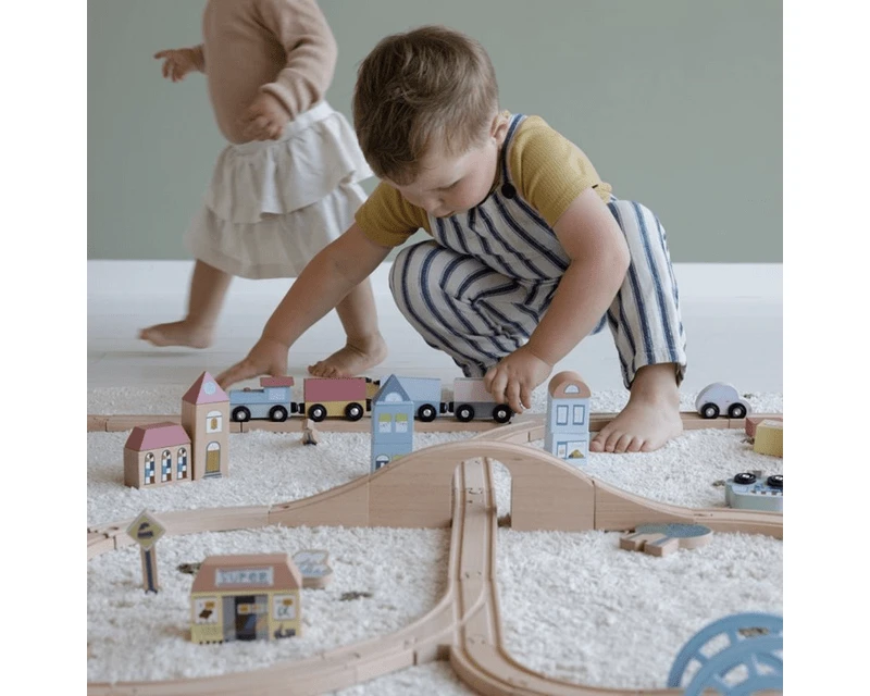 Little Dutch LD4487 Railway Treinbaan XXL 4 Little Dutch LD4487 Railway Treinbaan XXL - Afbeelding 4