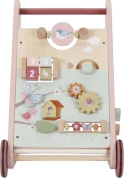 Little Dutch LD7106 Activiteiten Loopwagen Flowers & Butterflies -Trendy Speelgoedwinkel LD7106 little dutch activiteiten loopwagen flowersbutterflies 3