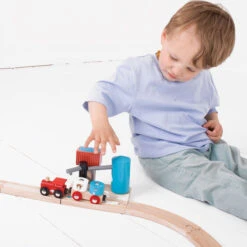 BigJigs BJT251 Melk En Water Depot -Trendy Speelgoedwinkel bigjigs bjt251 milk and water depot 1 1