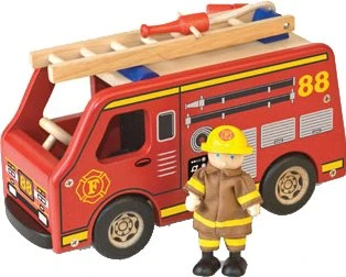 Houten Brandweerauto Pintoy 1 Houten Brandweerauto Pintoy