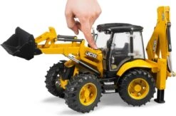 Bruder 2454 JCB-5CX Eco Graaflaadcombinatie -Trendy Speelgoedwinkel bruder 02454 graaflaadcombinatie 2