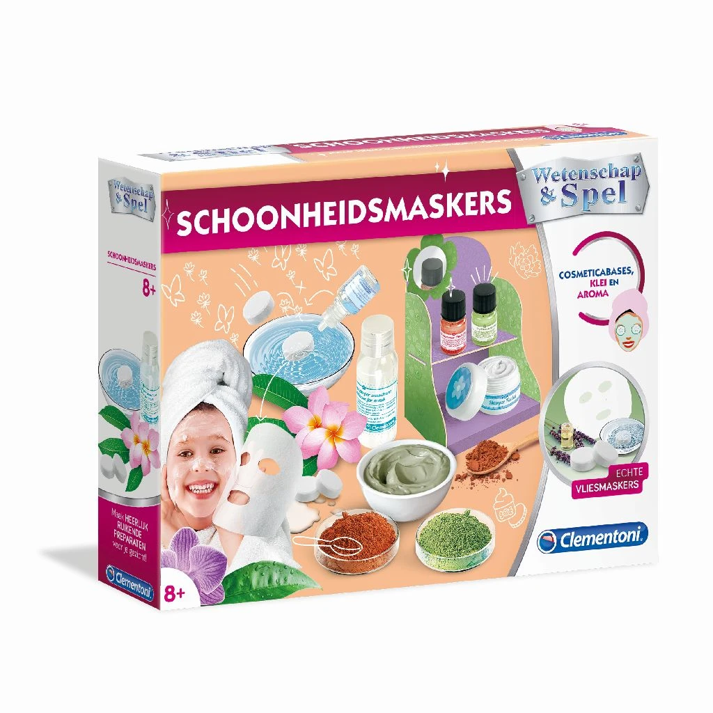 Clementoni Wetenschap & Spel Schoonheidsmaskers Experimenteerdoos 4 Clementoni Wetenschap & Spel Schoonheidsmaskers Experimenteerdoos - Afbeelding 4