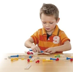 Eichhorn 4in1 Constructor 100-dlg Houten Constructie-speelgoed -Trendy Speelgoedwinkel eichhorn constructor 100 delig 3