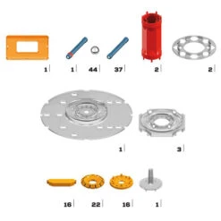 Geomag Mechanics – 146 Delig -Trendy Speelgoedwinkel geomag mechanics 146 delig 3