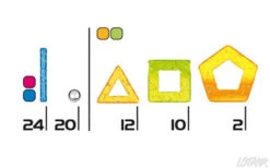 Geomag Panels Glitter – 68 Delig -Trendy Speelgoedwinkel geomag glitter panels set 68 pcs 5