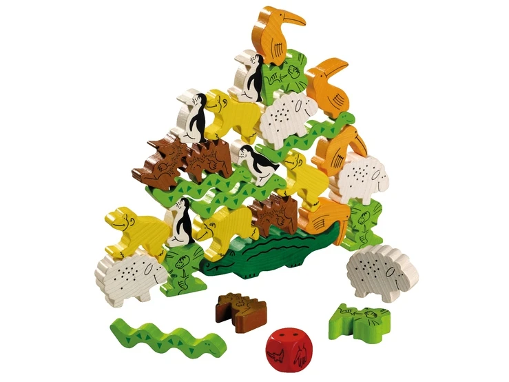 Haba Dier Op Dier Stapelspel Kinderspel 3 Haba Dier Op Dier Stapelspel Kinderspel - Afbeelding 3