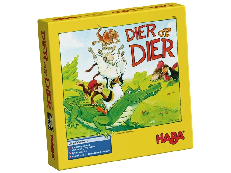 Haba Dier Op Dier Stapelspel Kinderspel 2 Haba Dier Op Dier Stapelspel Kinderspel - Afbeelding 2