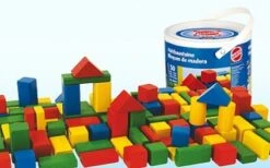 Blokken Gekleurd 50 Stuks -Trendy Speelgoedwinkel houten blokken heros 50151 1 1