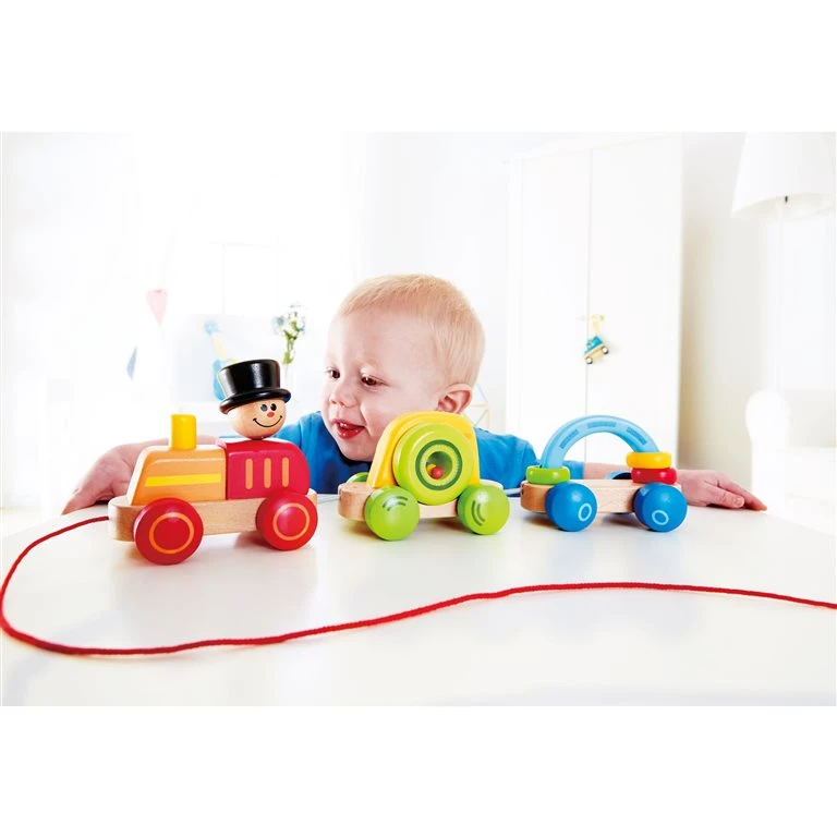 Houten Trein – Hape Triple Play Train 2 Houten Trein – Hape Triple Play Train - Afbeelding 2