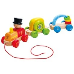 Houten Trein – Hape Triple Play Train 6 Houten Trein – Hape Triple Play Train -Trendy Speelgoedwinkel houten trektrein hape e0431 triple play train