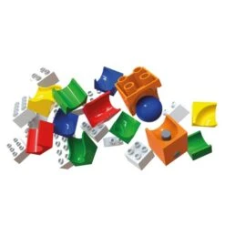 Hubelino Knikkerbaan Uitbreidingsset Katapult 41-delig -Trendy Speelgoedwinkel hubelino 882 knikkerbaan uitbreiding katapult 1 1