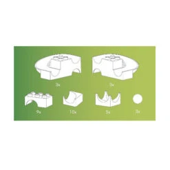 Hubelino Knikkerbaan Uitbreidingsset Baanelementen 33-delig -Trendy Speelgoedwinkel hubelino knikkerbaan uitbreidingsset 33 delig 420152 2