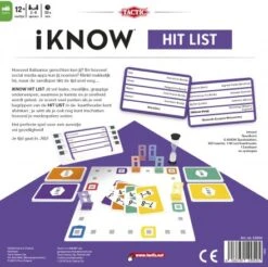 IKNOW Hitlist -Trendy Speelgoedwinkel iknow hilist bordspel tactic 53954 1 1