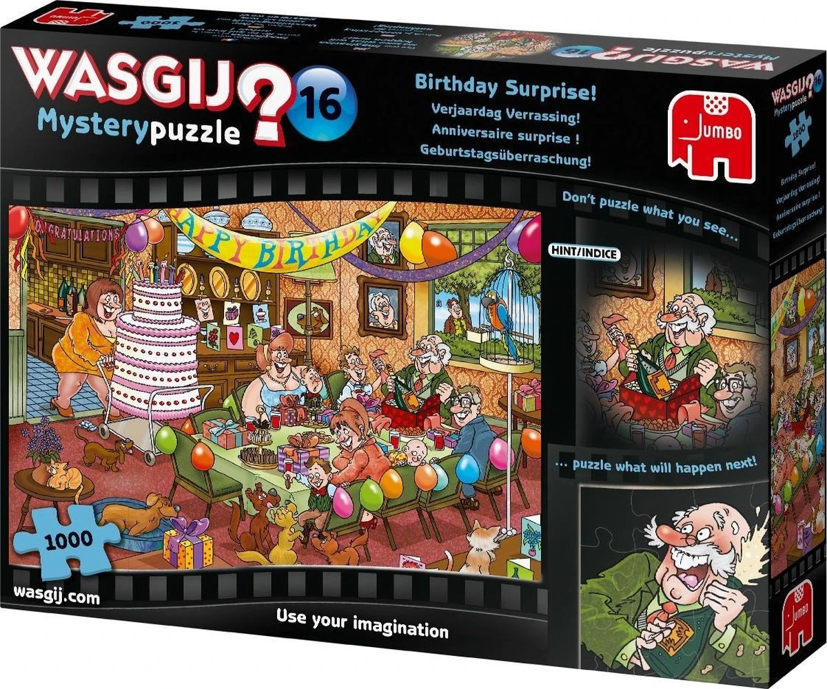 Jumbo 19165 Wasgij-Puzzel Mistery-16 Verjaardag Verrassing 4 Jumbo 19165 Wasgij-Puzzel Mistery-16 Verjaardag Verrassing - Afbeelding 4