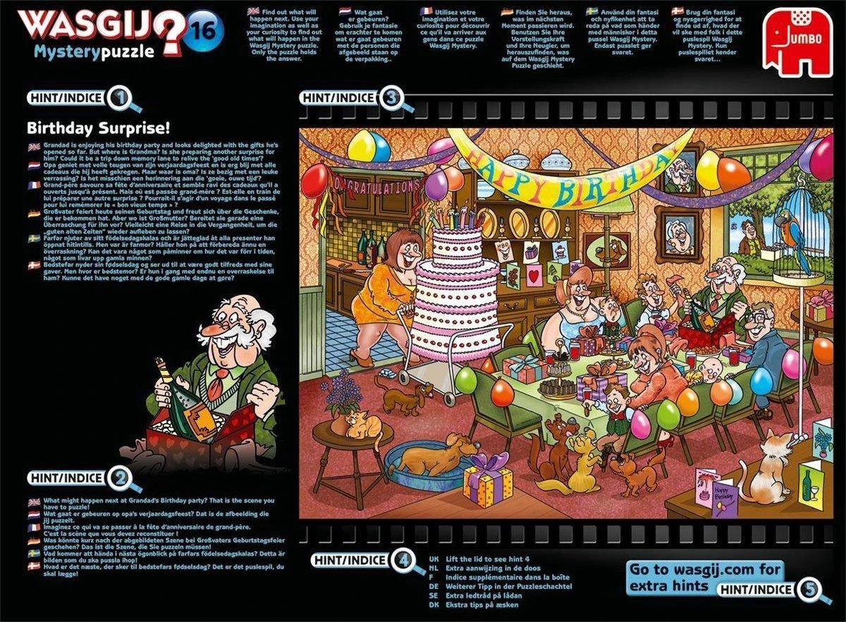 Jumbo 19165 Wasgij-Puzzel Mistery-16 Verjaardag Verrassing 6 Jumbo 19165 Wasgij-Puzzel Mistery-16 Verjaardag Verrassing - Afbeelding 6