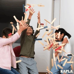 Kapla BA120BRR 120 Ton Blauw Rood En Rose -Trendy Speelgoedwinkel kapla 120 blauwe rood roze 3