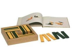 Kapla CJ40 Bouwplankjes Geel/Groen + Boek -Trendy Speelgoedwinkel kapla CJ 40 stuks geel groen met boek 1