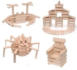 Kapla C100 Wooden Box 100 Delig -Trendy Speelgoedwinkel kapla bouwplankjes 4 3