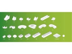 Hubelino Knikkerbaan Bouwdoos 106-delig -Trendy Speelgoedwinkel knikkerbaan 106 delig hubelino 420008 2