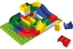 Hubelino Knikkerbaan Bouwdoos Mini-set 45-delig -Trendy Speelgoedwinkel knikkerbaan 45 delig hubelino 420139 1 1