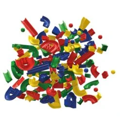 Hubelino Knikkerbaan Baanelementenset 128-delig -Trendy Speelgoedwinkel knikkerbaan hubelino elements 120 delig 420022 1