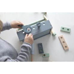 Little Dutch LD4434 Houten Gereedschapskist -Trendy Speelgoedwinkel little dutch houten gereedschapskist 2