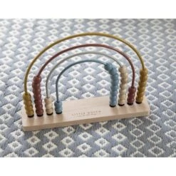 Little Dutch LD4700 Houten Regenboog Telraam LittleDutch -Trendy Speelgoedwinkel little dutch ld4700 regenboog telraam littledutch houten speelgoed 1