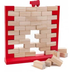 LongField Games Houten Spel De Vallende Muur 5 LongField Games Houten Spel De Vallende Muur -Trendy Speelgoedwinkel longfield Gameshouten speel vallende stenen houten muur 1