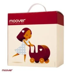 Moover Poppenwagen Hout Rood 5 Moover Poppenwagen Hout Rood -Trendy Speelgoedwinkel moover poppenwagen 5