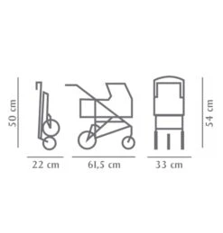 3-wielige Poppenbuggy Gotz Happy Flower -Trendy Speelgoedwinkel poppenbuggy happy flower gorz 3402380 1