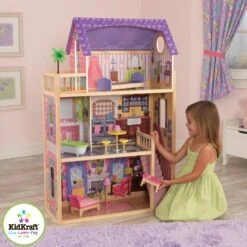 Poppenhuis / Barbiehuis Kayla -Trendy Speelgoedwinkel poppenhuis barbiehuis kayla kidkraft 65092 4