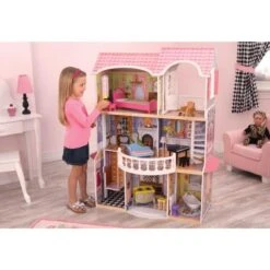 Poppenhuis / Barbiehuis Magnolia -Trendy Speelgoedwinkel poppenhuis barbiehuis magnolia kidkraft 65839 8