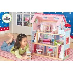 Poppenhuis Chelsea -Trendy Speelgoedwinkel poppenhuis chelsea kidkraft 65054 5