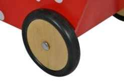 Poppenwagen Simply For Kids Stippen Rood -Trendy Speelgoedwinkel poppenwagen simply for kids stippen rood 1 1