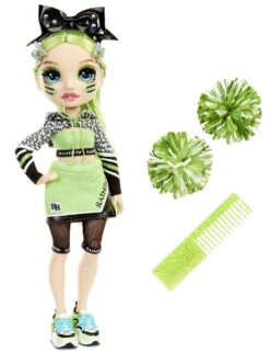 Rainbow High Cheerleader Modepop Jade Hunter -Trendy Speelgoedwinkel rainbow high fashion cheer doll jade hunter 2
