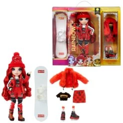 Rainbow High Fashion Winter Break Modepop Ruby Anderson -Trendy Speelgoedwinkel rainbow high fashion winter break doll ruby anderson 2
