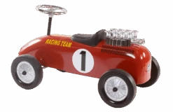 Retro Roller Raceauto Loopauto Racing Team Niki -Trendy Speelgoedwinkel retroroller racingteam niki loopauto loopfiets 1