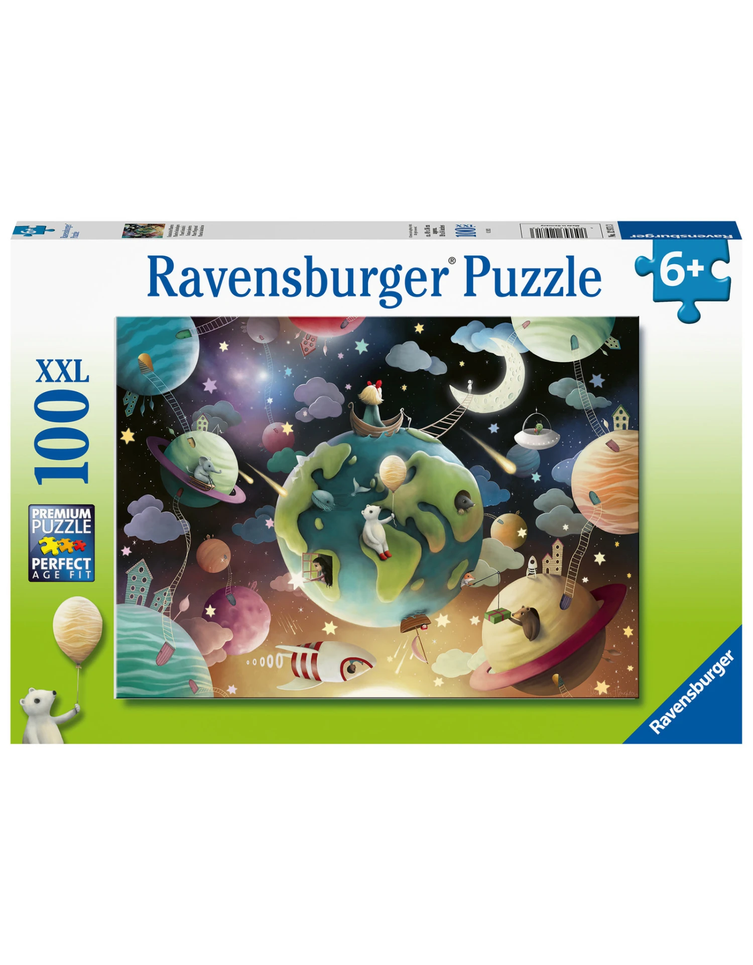 De Ruimte Puzzel Ravensburger 100 Stukjes XXL 1 De Ruimte Puzzel Ravensburger 100 Stukjes XXL
