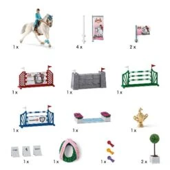 Schleich 42338 Groot Wedstrijdtoernooi Met Ruiters En Paarden -Trendy Speelgoedwinkel schleich 42338 groot wedstrijdtoernooi met ruiters en paarden 4