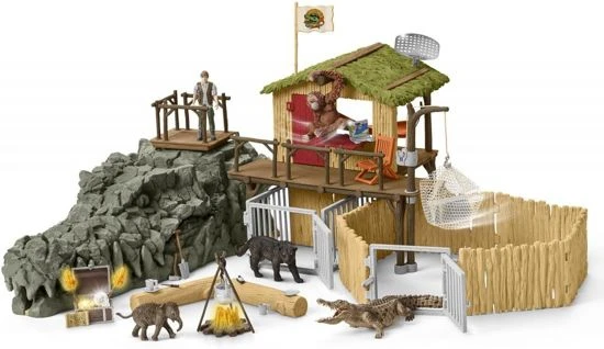 Jungle Onderzoeksbasiskamp – Schleich 42350