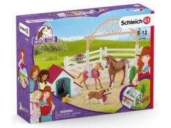 Schleich 42458 Hannah’s Paarden-gastenverblijf Met Hondenhok -Trendy Speelgoedwinkel schleich 42458 hannas paarden gasten verblijf met hondenhok 1 1