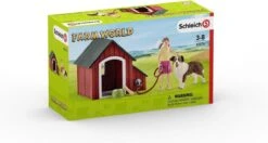 Schleich 42376 Hondenhok Met Hond En Kind FarmWorld -Trendy Speelgoedwinkel schleich 42376 hondenhok farmworld 4