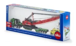 Siku 1834 Transport Zwaar Materieel Dieplader Met Hijskraan  -Trendy Speelgoedwinkel siku 1834 transport zwaar materieel 3