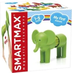 Smartmax SMX150B My First Elephant Green -Trendy Speelgoedwinkel smartmax smx151B my first elepfant green olifant groen 3
