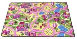 Speelkleed Sweet City Speeltapijt 140×200 Cm -Trendy Speelgoedwinkel speelkleed sweet city