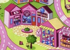 Speelkleed Sweet City Speeltapijt 140×200 Cm -Trendy Speelgoedwinkel speelkleed sweet city 3